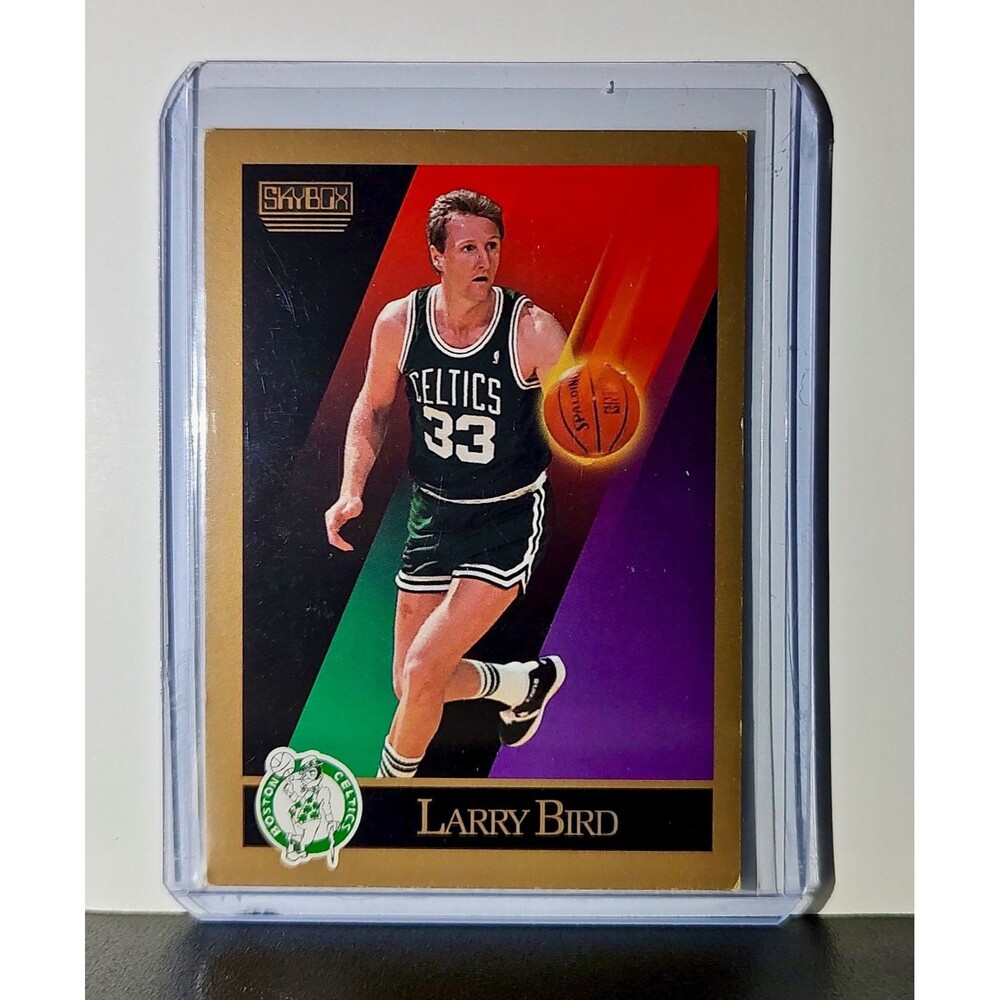 Larry Bird 1990 Skybox NBA #14 Card Boston Celtics